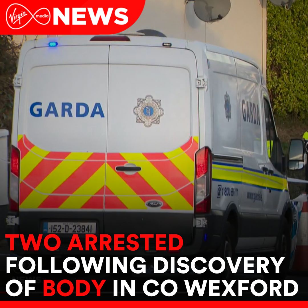 Gardaí are investigating after a man in his 20s was found dead in Shelmalier Commons, Co. Wexford. A male in his 40s and female in her 30s have been arrested. The scene is preserved for forensic examination